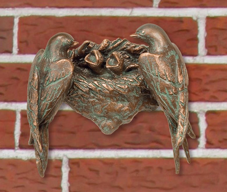 Bronzefigur Schwalbennest von Atelier Strassacker