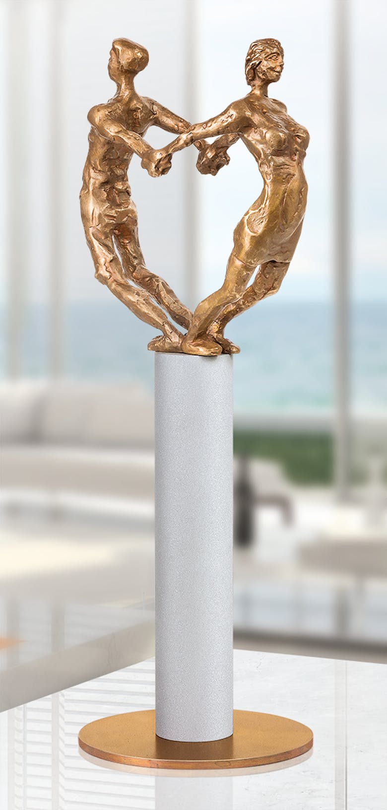 Bronzefigur Paar von Uwe Bürkle