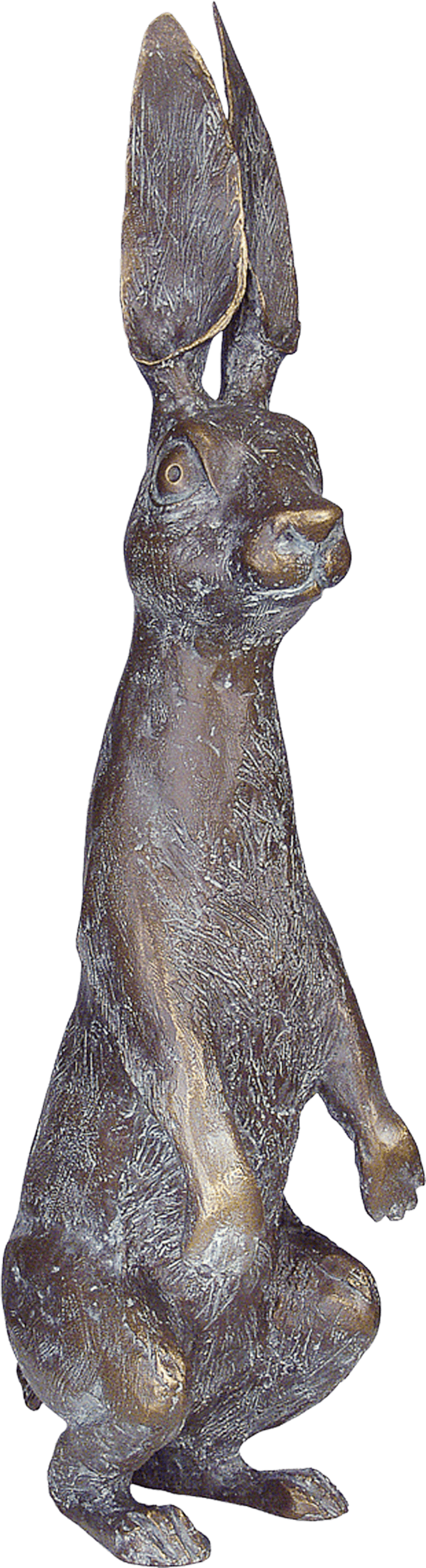 Bronzefigur Hase von Kurt Grabert