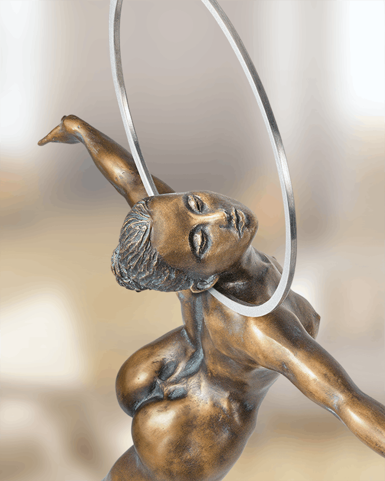 Bronzefigur »Ankaa« von Karin Lutz