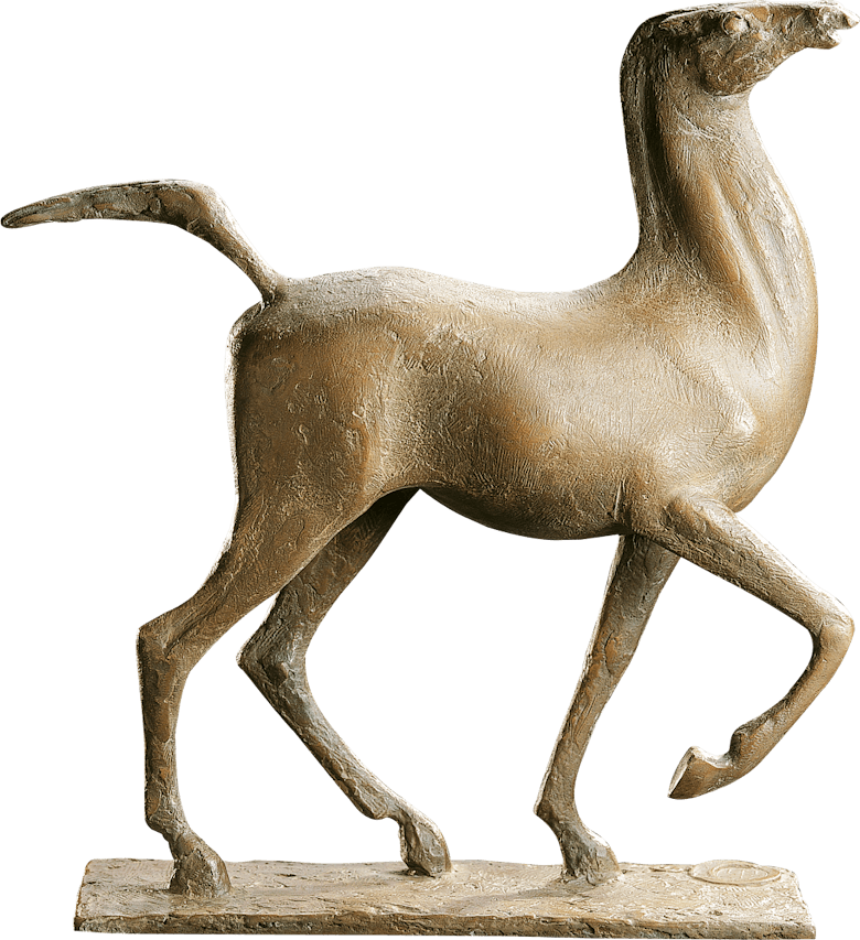Bronzefigur Pferd von Hans Nübold