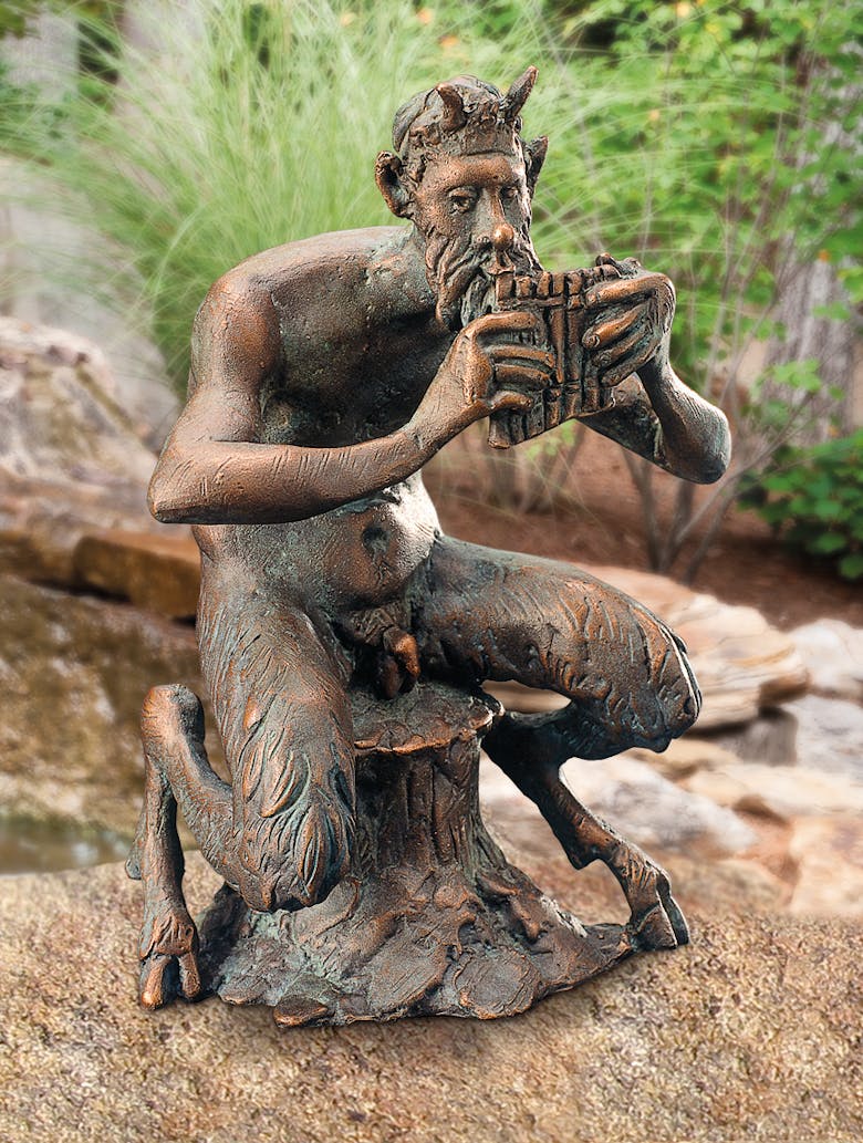 Bronzefigur Pan von Atelier Strassacker