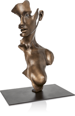 Bronzefigur Fragmented Girl von Jamie Salmon