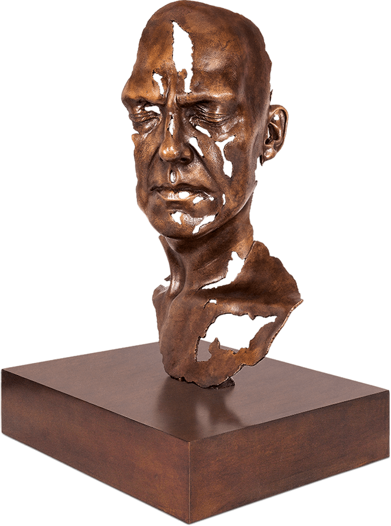 Bronzefigur Fragment II von Jamie Salmon