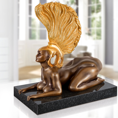 Bronzefigur von Ernst Fuchs