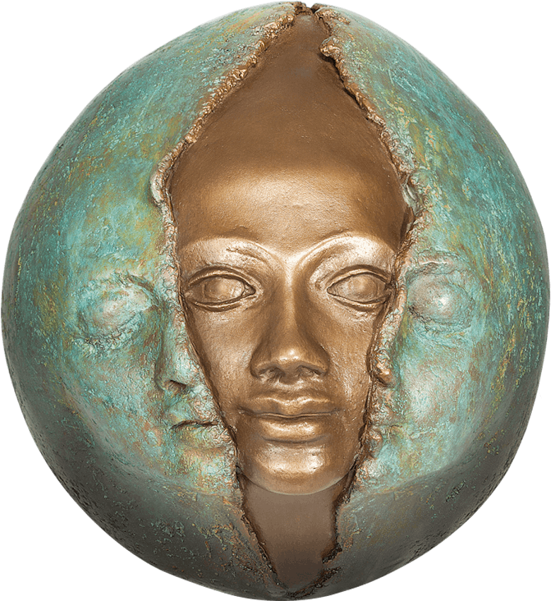 Bronzefigur Metamorphose von Maria-Luise Bodirsky