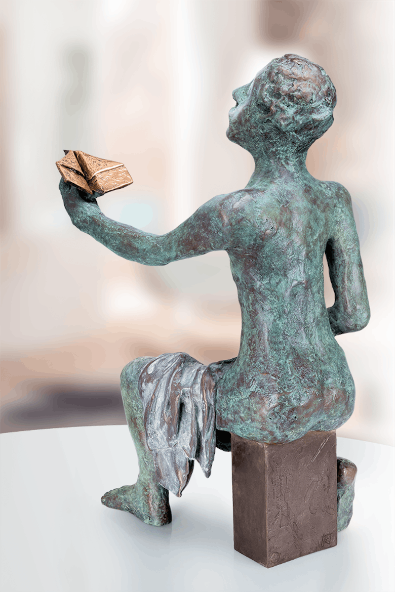 Bronzefigur Jasons Sohn von Anna K. Kleeberg
