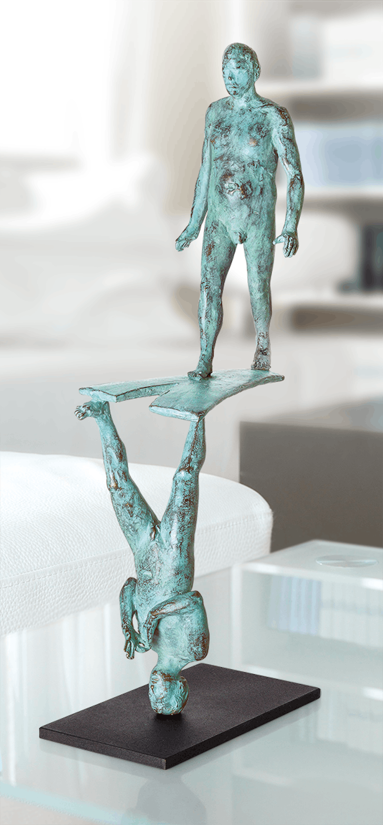 Bronzefigur Richtung ändern von Adelbert Heil