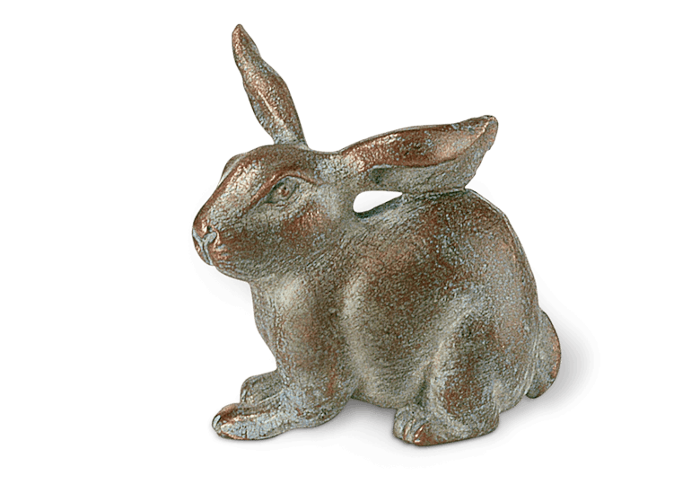 Bronzefigur 4 Hasen als Set von Atelier Strassacker