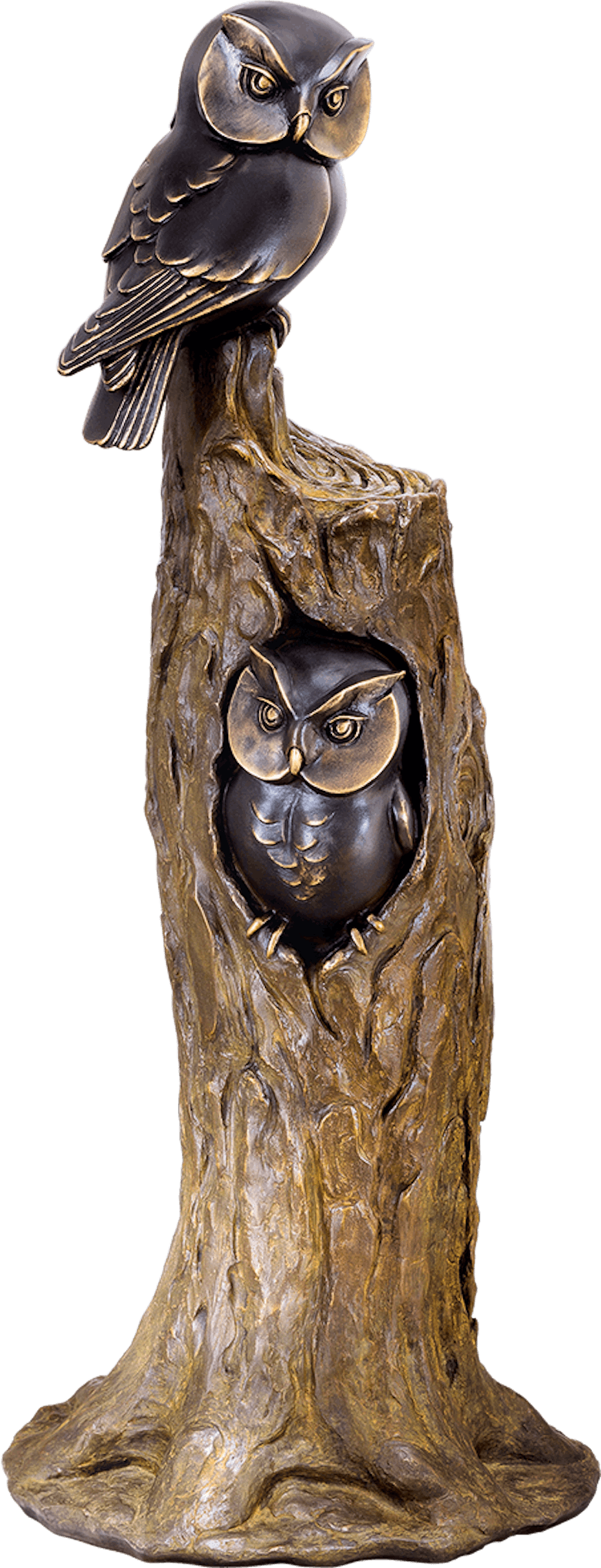 Bronzefigur Eulenbaum von Atelier Strassacker