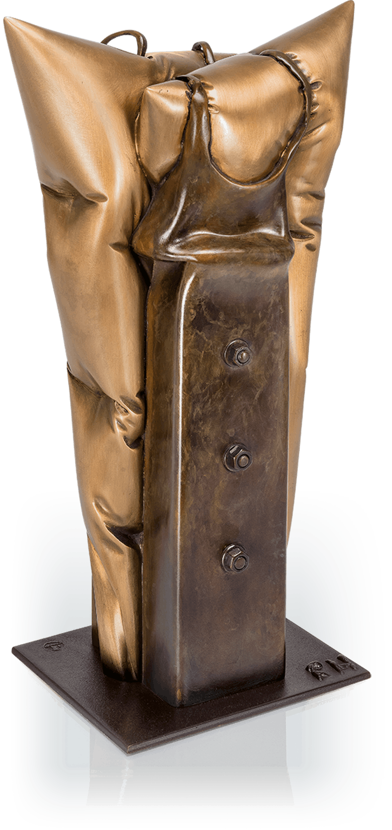 Bronzefigur Corsage von Felix Haspel