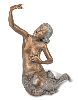 Bronzefigur »Leukosia« von Pawel Andryszewski