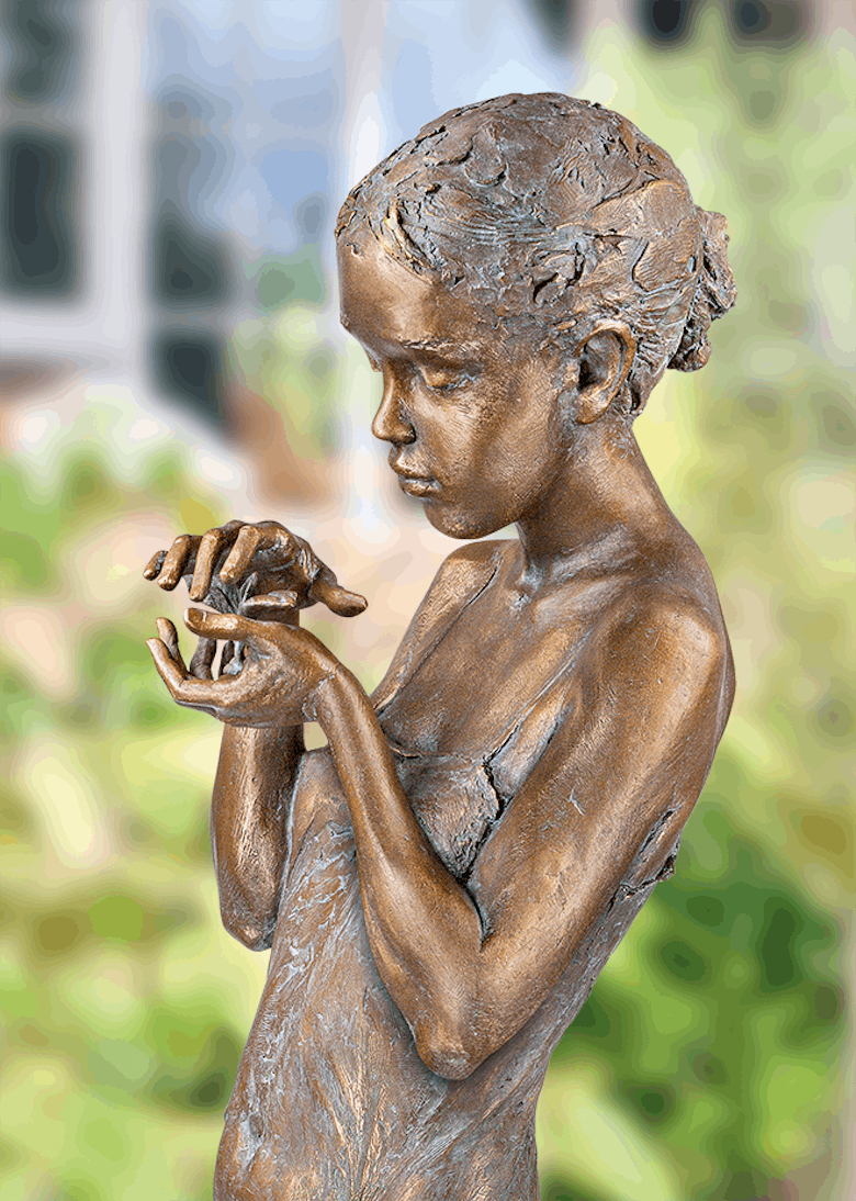 Bronzefigur «Flora» von Pawel Andryszewski