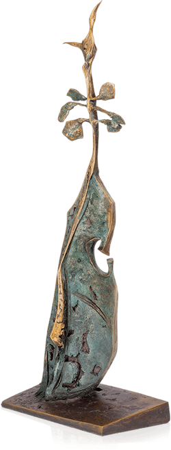Bronzefigur Frühling von Woytek