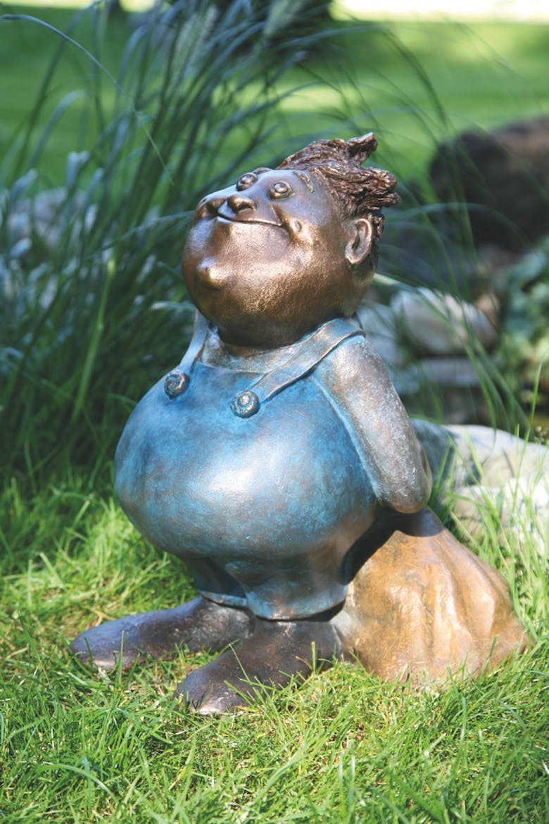 Bronzefigur Anton, der Chef von Catherine Boulogne