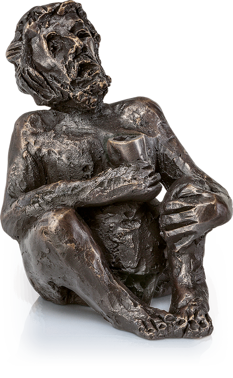 Bronzeskulptur-Bacchus