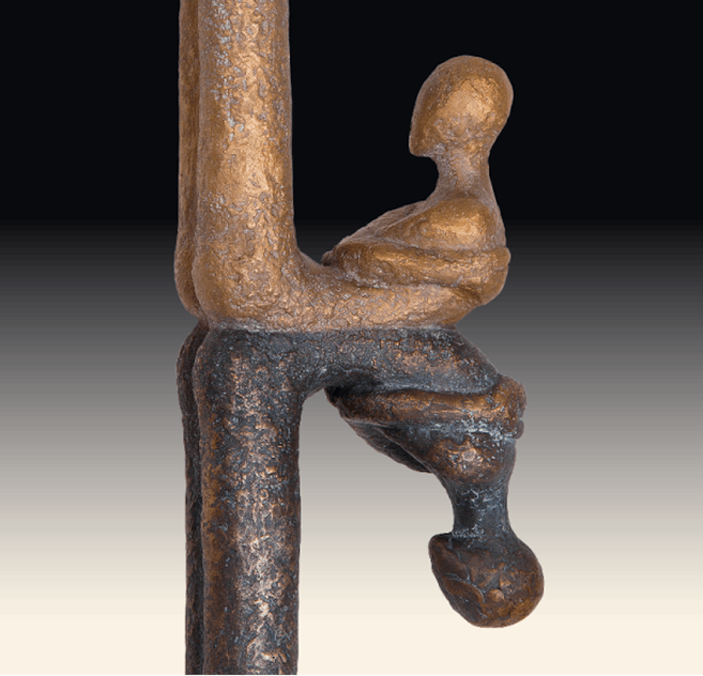 Bronzefigur Balance von Andrea Kraft