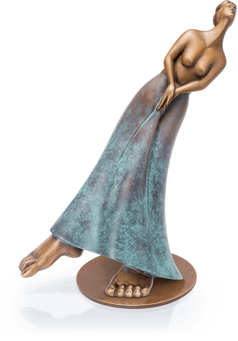 Bronzefigur Time von Andrea Bucci
