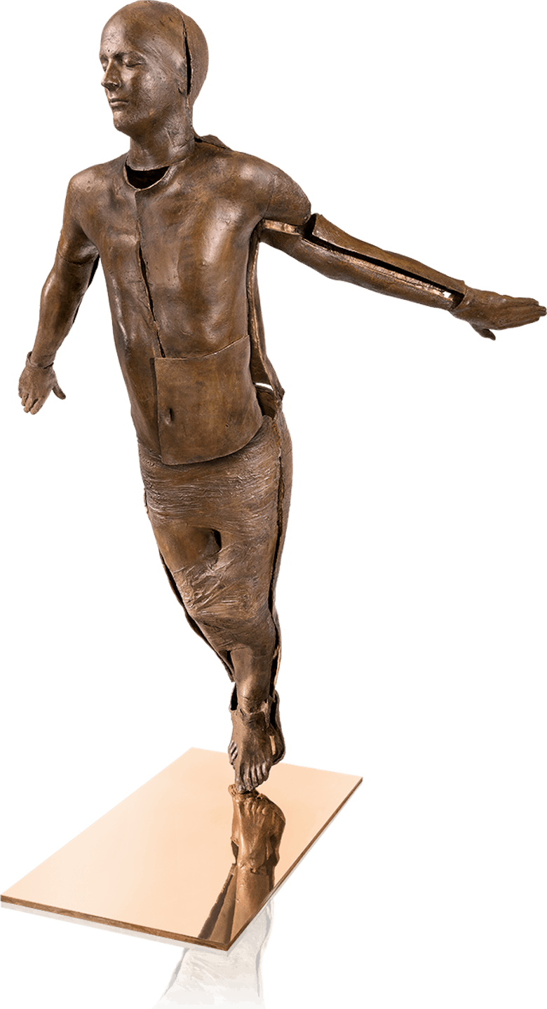 Bronzefigur RISING von Kleeberg