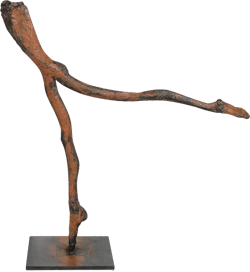 Bronzefigur Nichts ist nichts von Birgitt Mattes