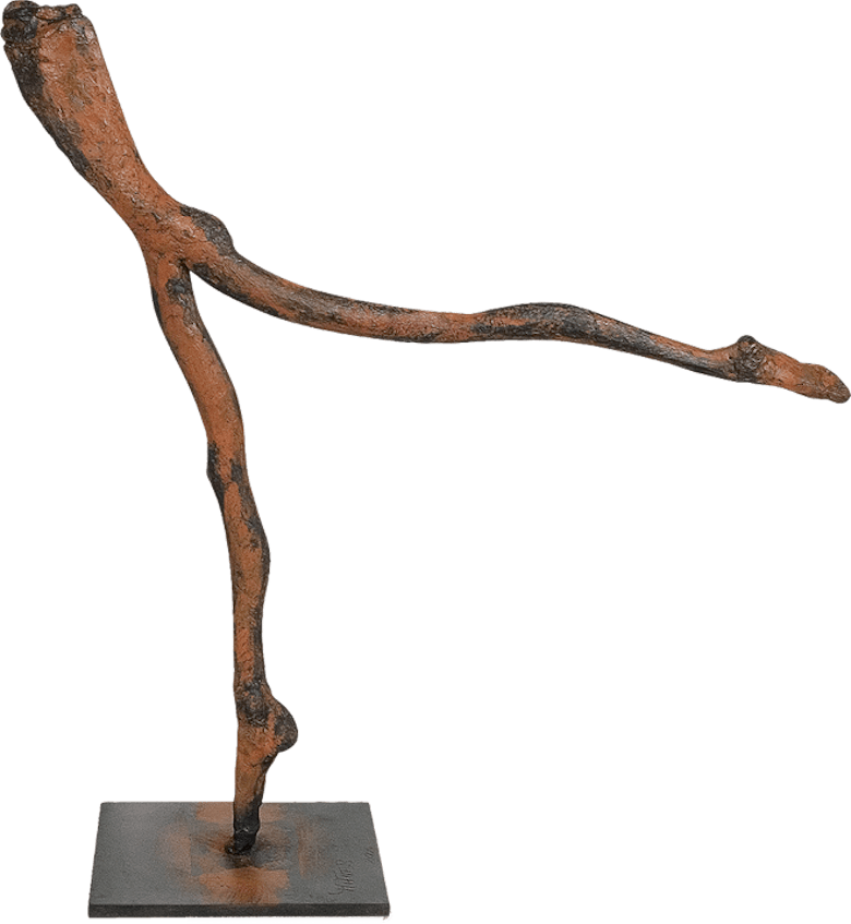 Bronzefigur Nichts ist nichts von Birgitt Mattes