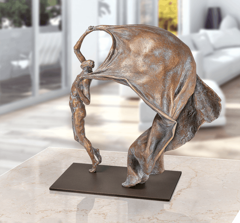 Bronzefigur »Seelenfreiheit« von Pawel Andryszewski
