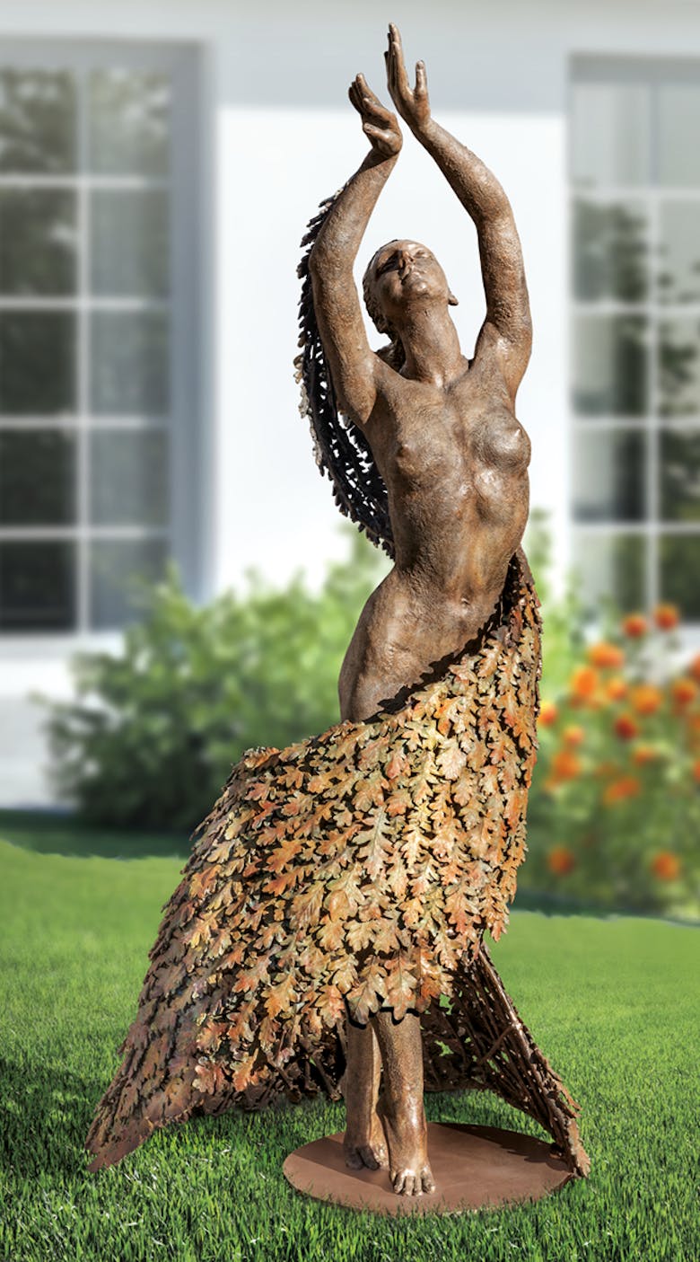 Bronzefigur Mother Earth Dancing von Beth Newman-Maguire