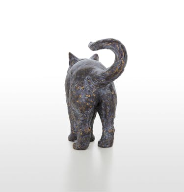 Bronzefigur Stehende Katze von Atelier Strassacker kaufen