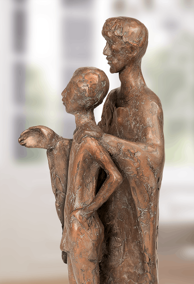 Bronzefigur Den eigenen Weg… von Manfred Welzel