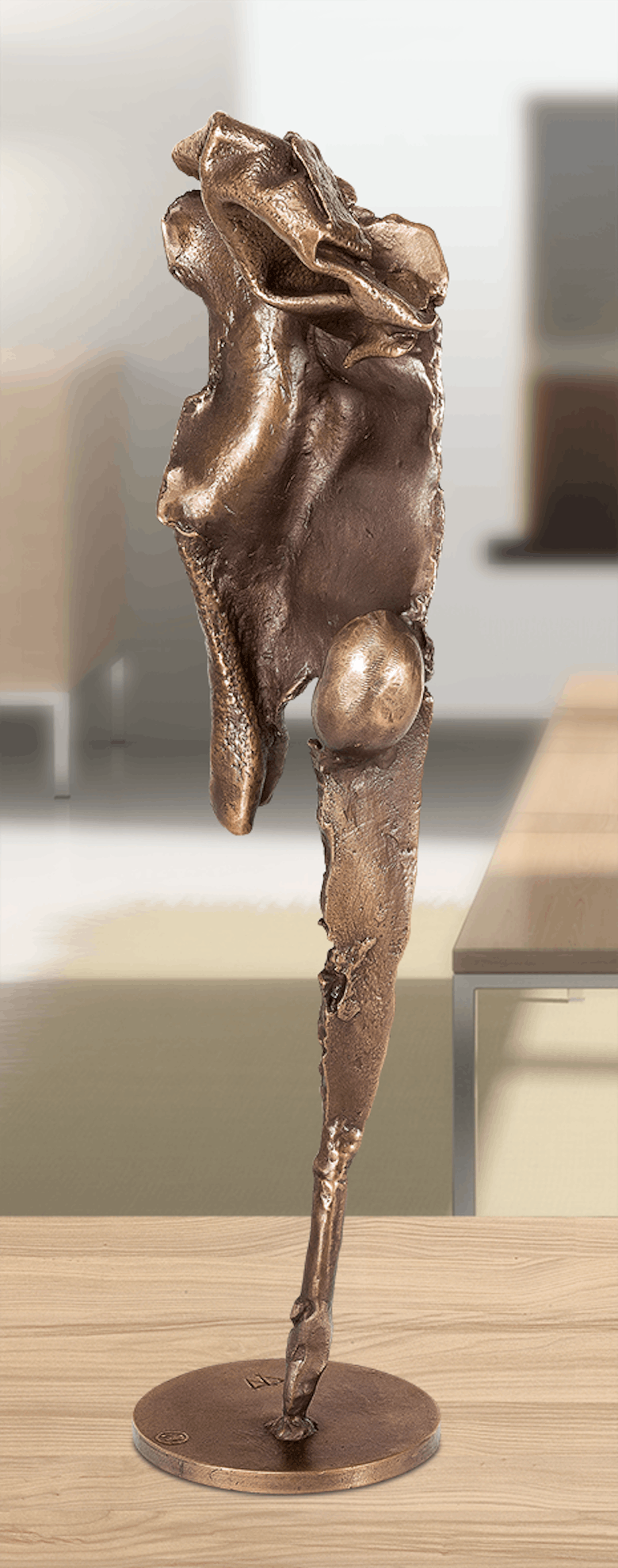 Bronzefigur Thersites von Ulrich Barnickel