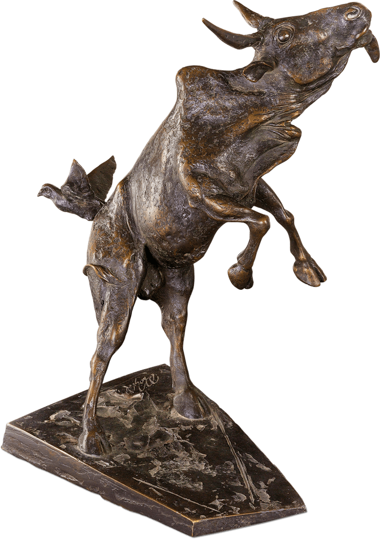 Bronzefigur Rodeo in mind von Woytek