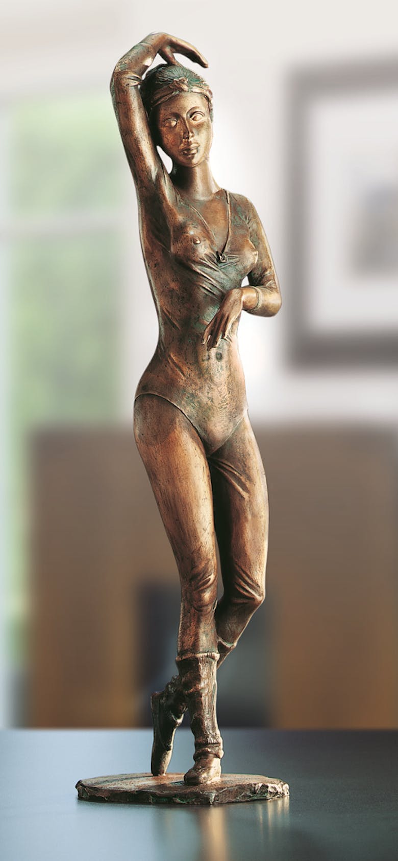 Bronzefigur Kleine Ballerina von Erwin A. Schinzel