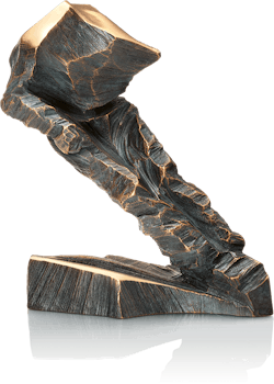 Bronzefigur »Super-G« von Michael Vogler