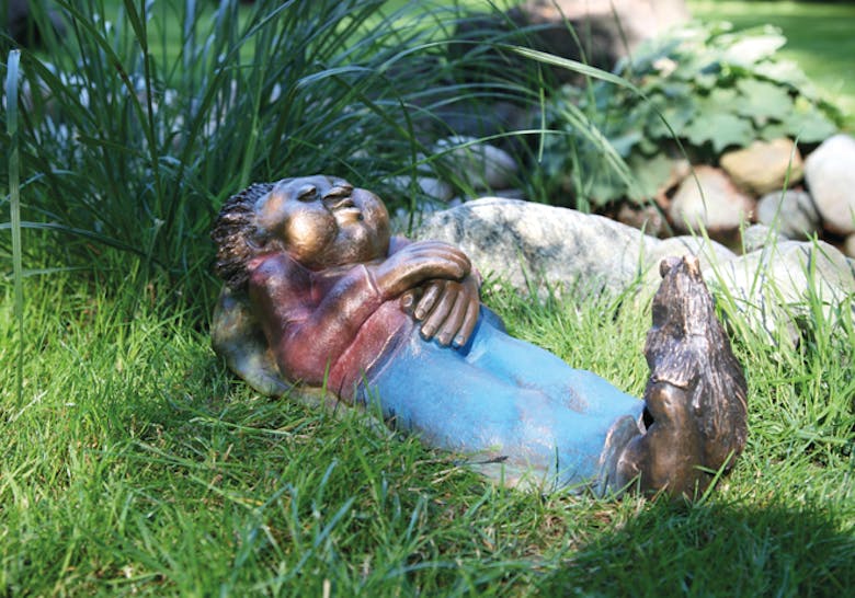 Bronzefigur Otto, der Müde von Catherine Boulogne
