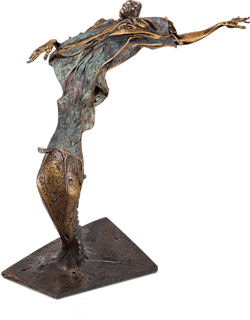Bronzefigur Herbst von Woytek