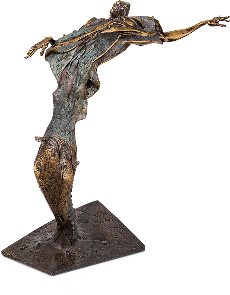Bronzefigur Herbst von Woytek