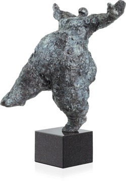 Bronzefigur Balance 29 von Wim Heesakkers