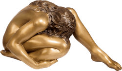 Bronzefigur Donna che si guarda von Bruno Bruni